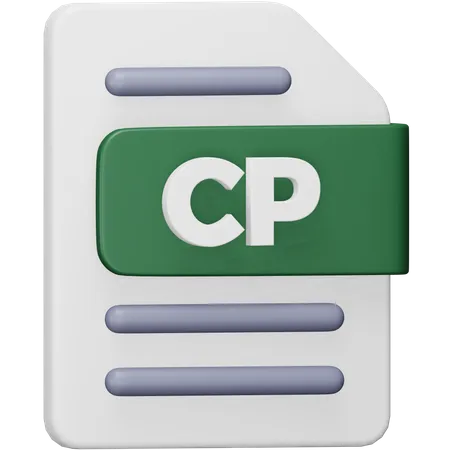 Cp-Datei  3D Icon