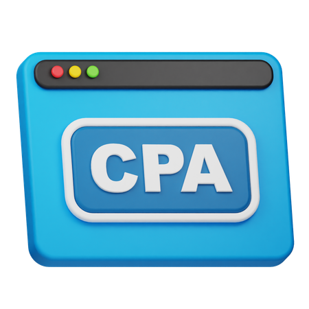 Site web de CPA  3D Icon