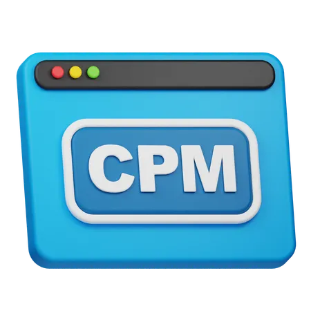 Cpm Website  3D Icon