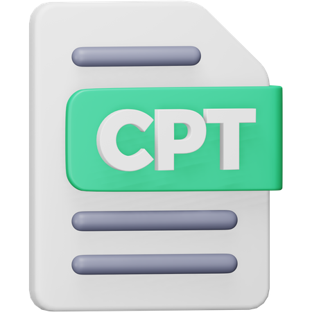 Cpt-Datei  3D Icon