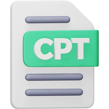 Cpt-Datei  3D Icon