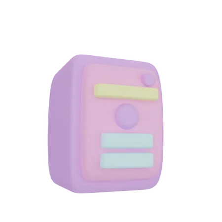 Cpu  3D Icon
