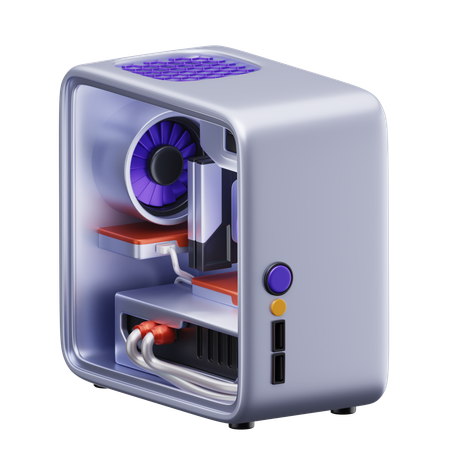 CPU  3D Icon