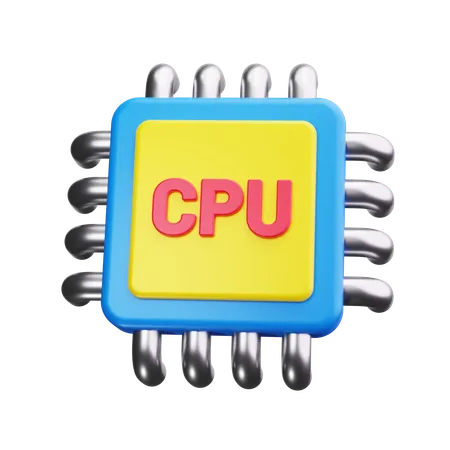 CPU  3D Icon