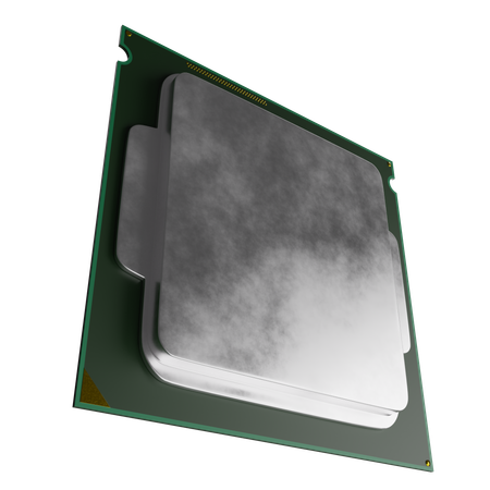 CPU  3D Icon