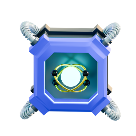 CPU  3D Icon