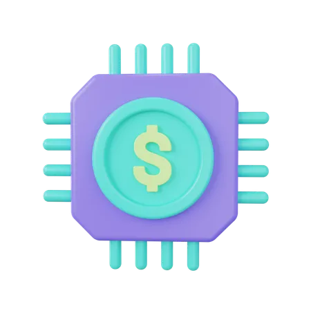 Cpu  3D Icon