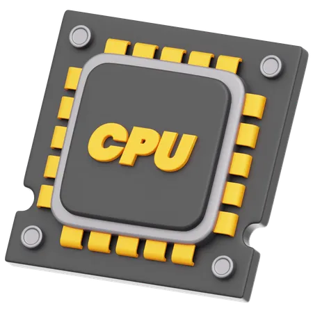 Cpu  3D Icon