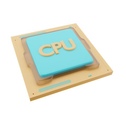 Cpu  3D Icon