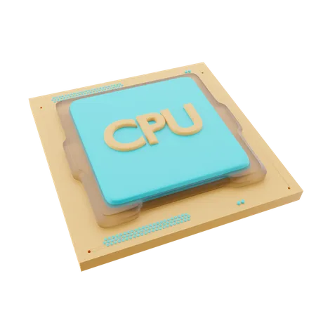 Cpu  3D Icon