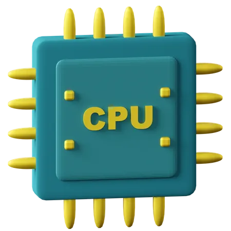 Cpu Chip  3D Icon