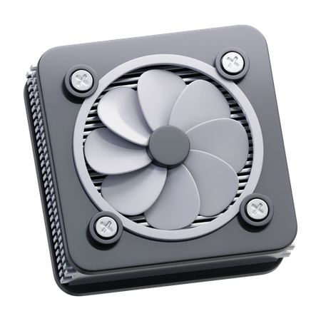 CPUカラー  3D Icon