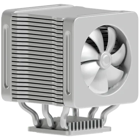 CPU Cooler  3D Icon