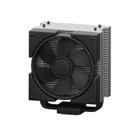 CPU Cooler  3D Icon