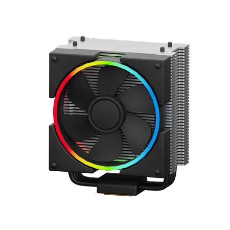 CPU 쿨러 RGB  3D Icon