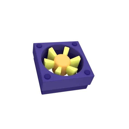 Cpu Fan  3D Icon