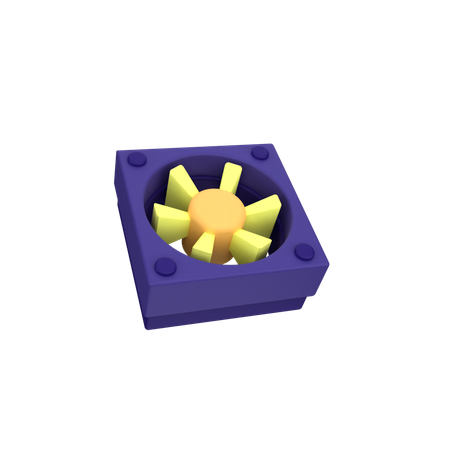 Cpu Fan  3D Icon