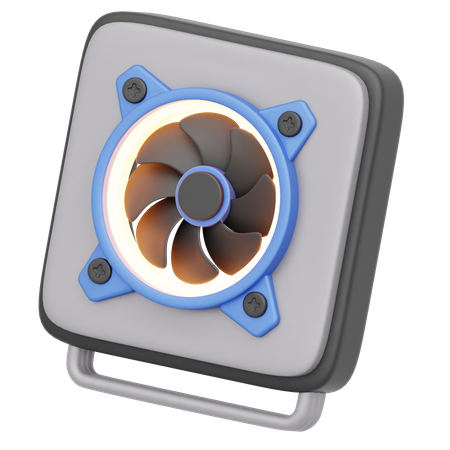 Cpu Fan  3D Icon