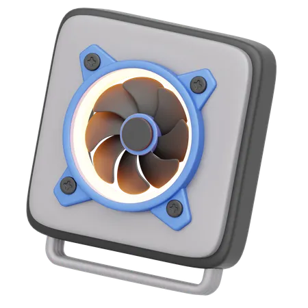 Cpu Fan  3D Icon