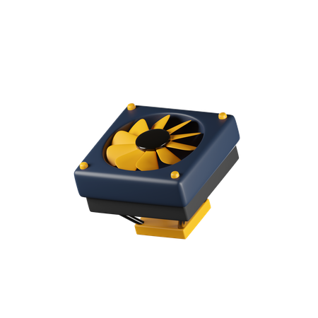 Cpu Fan  3D Icon