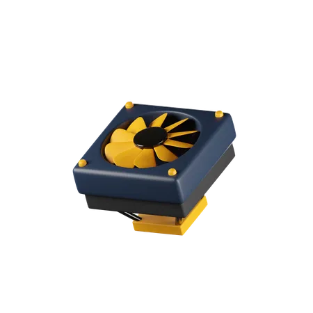 Cpu Fan  3D Icon