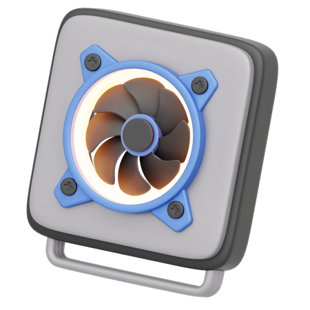 CPU-Lüfter  3D Icon