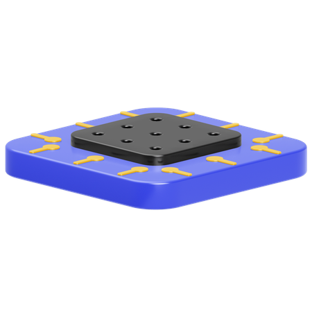 Cpu Place  3D Icon