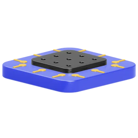 Cpu Place  3D Icon