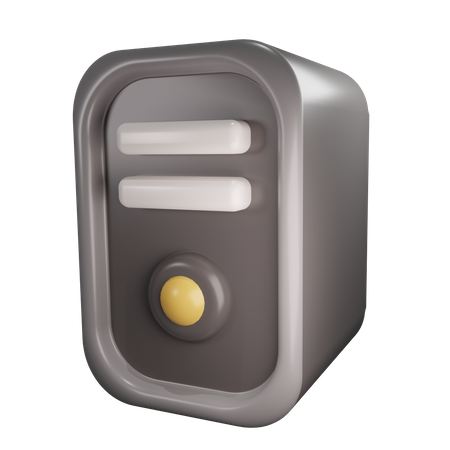 Cpu Tower  3D Icon