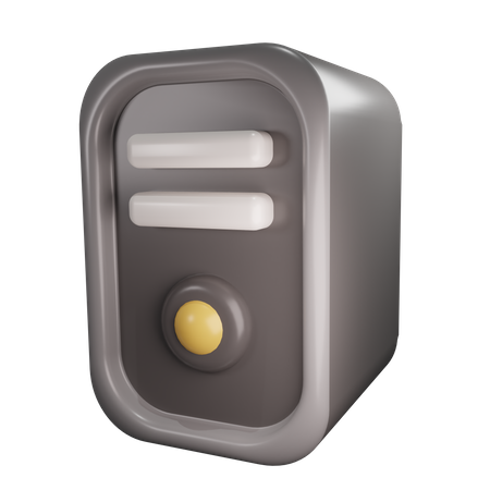 Cpu Tower  3D Icon