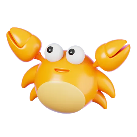 Crab  3D Icon