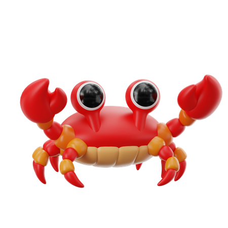 Crab  3D Icon