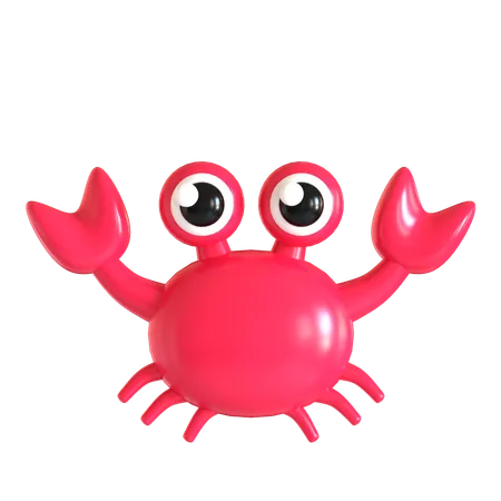 Crab  3D Icon