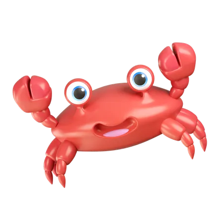 Crab  3D Icon