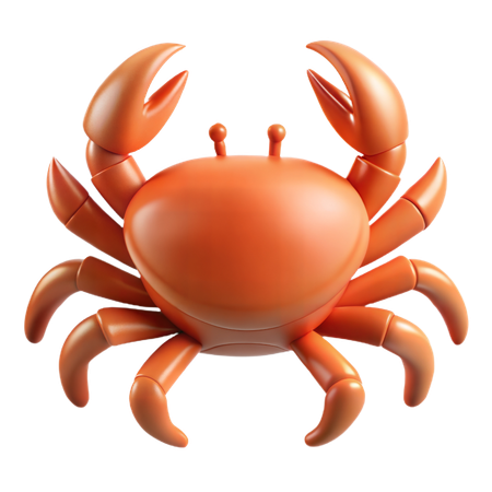 Crab  3D Icon