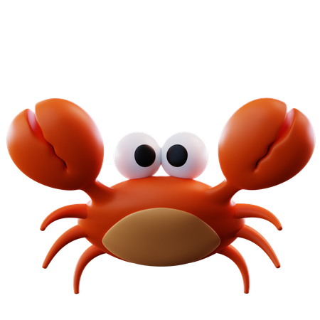 Crab  3D Icon