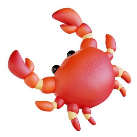 Crab  3D Icon