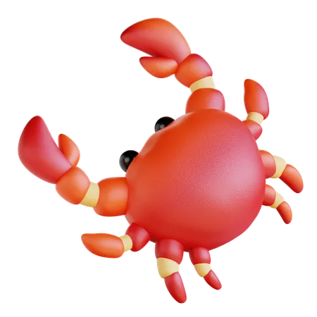 Crab  3D Icon