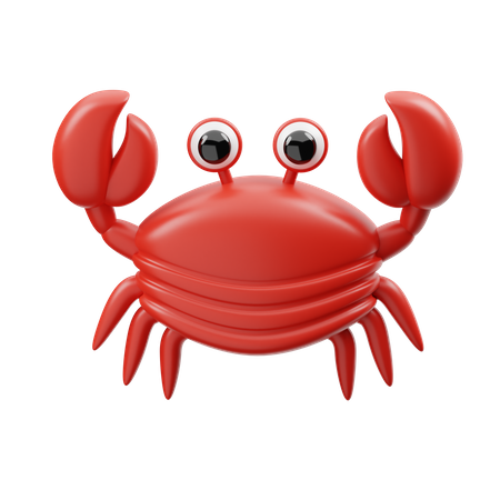 Crab  3D Icon