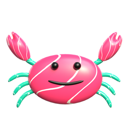 Crab  3D Icon