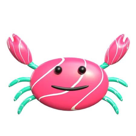 Crab  3D Icon