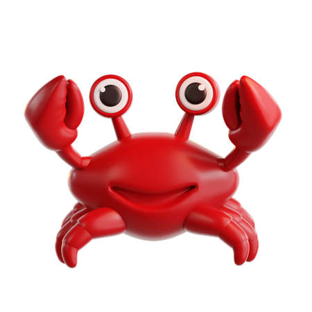 Crab  3D Icon