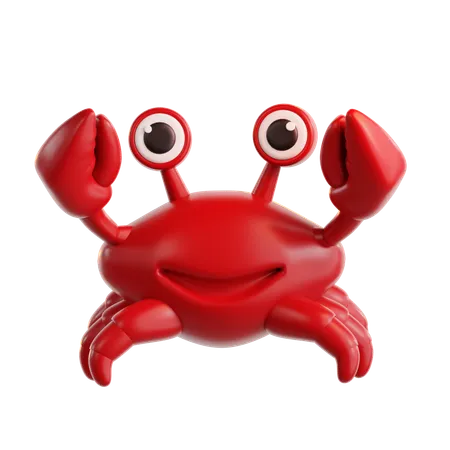 Crab  3D Icon