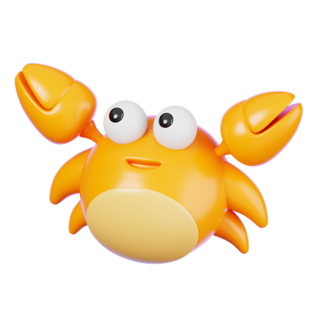 Crab  3D Icon