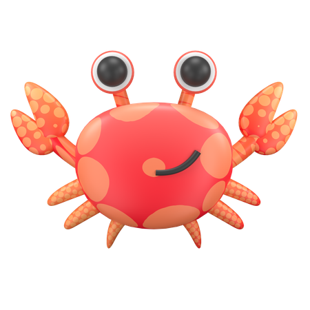 Crab  3D Icon