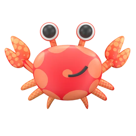 Crab  3D Icon