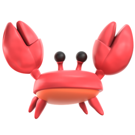 Crab  3D Icon