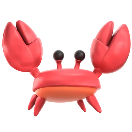 Crab  3D Icon