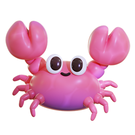 Crab  3D Icon