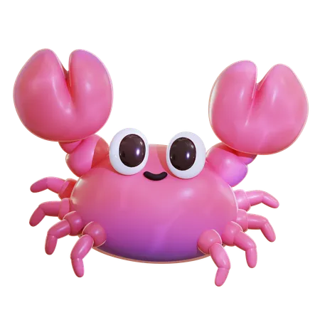 Crab  3D Icon